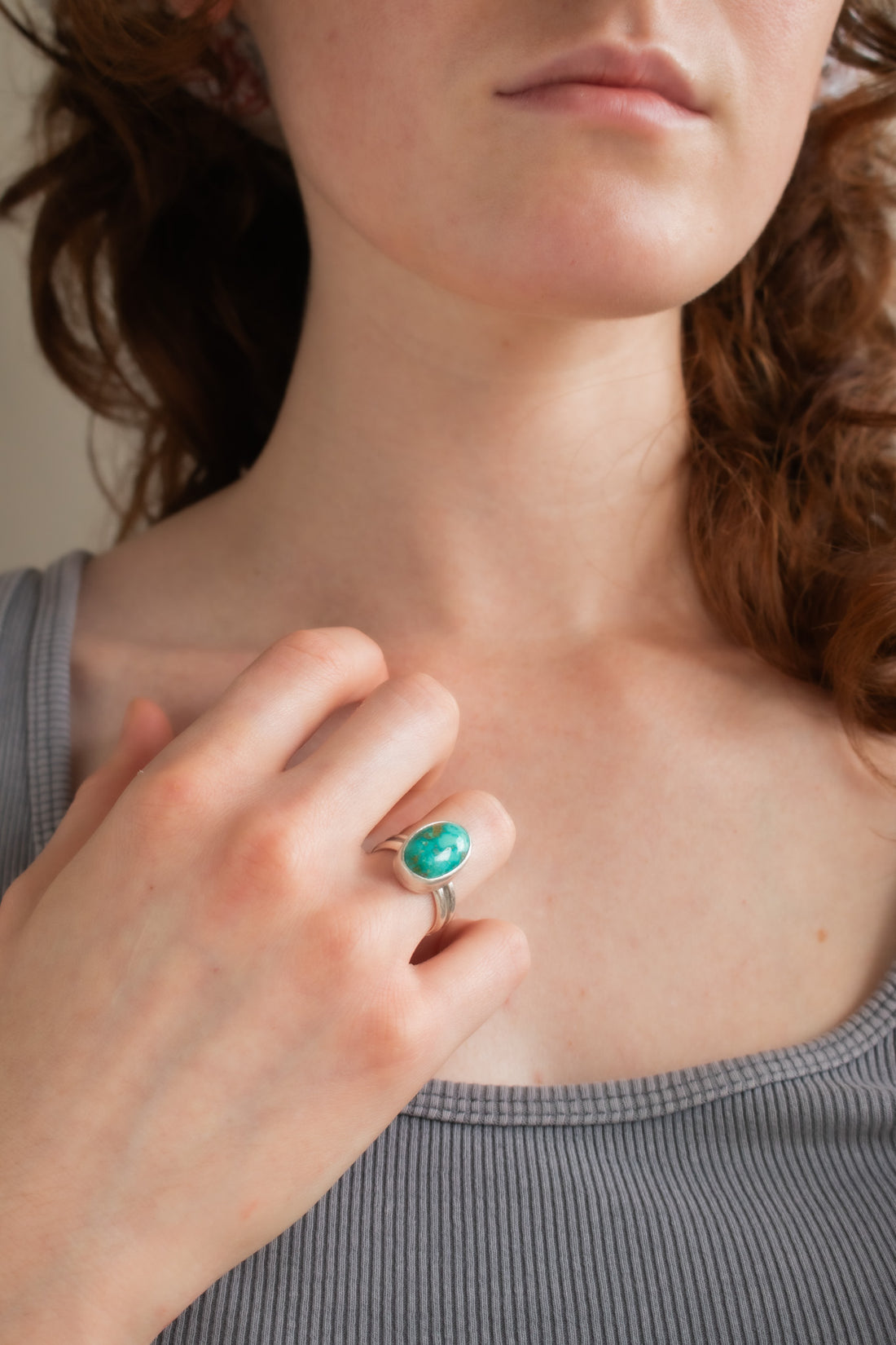Size 7.25 | Sonoran Turquoise Oval Ring