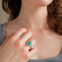 Size 7.25 | Sonoran Turquoise Oval Ring