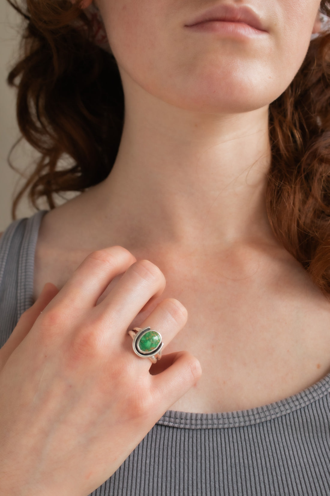 Size 8 | Catalina Turquoise Oval Ring