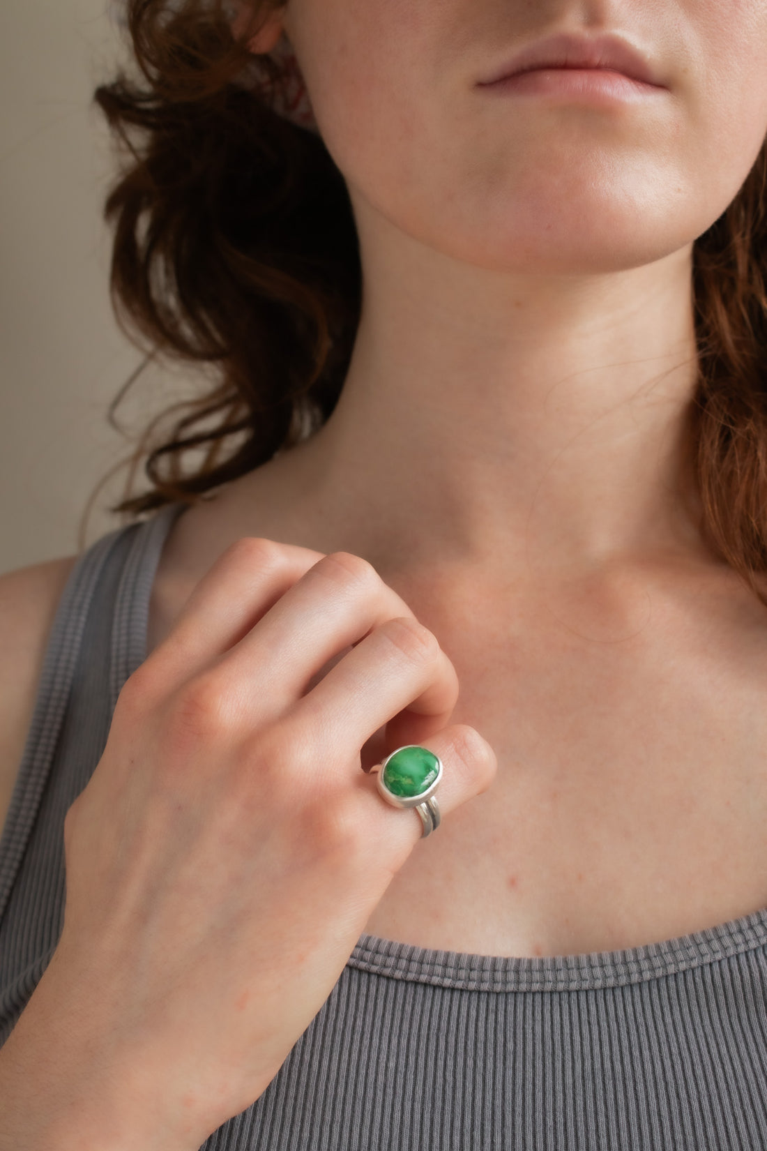 Size 6.75 | Emerald Valley Turquoise Oval Ring