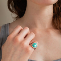 Size 6.5 | Emerald Valley Turquoise Oval Ring