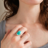 Size 9.5 | Sonoran Turquoise Oval Ring