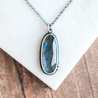 Labradorite Slim 14k Necklace