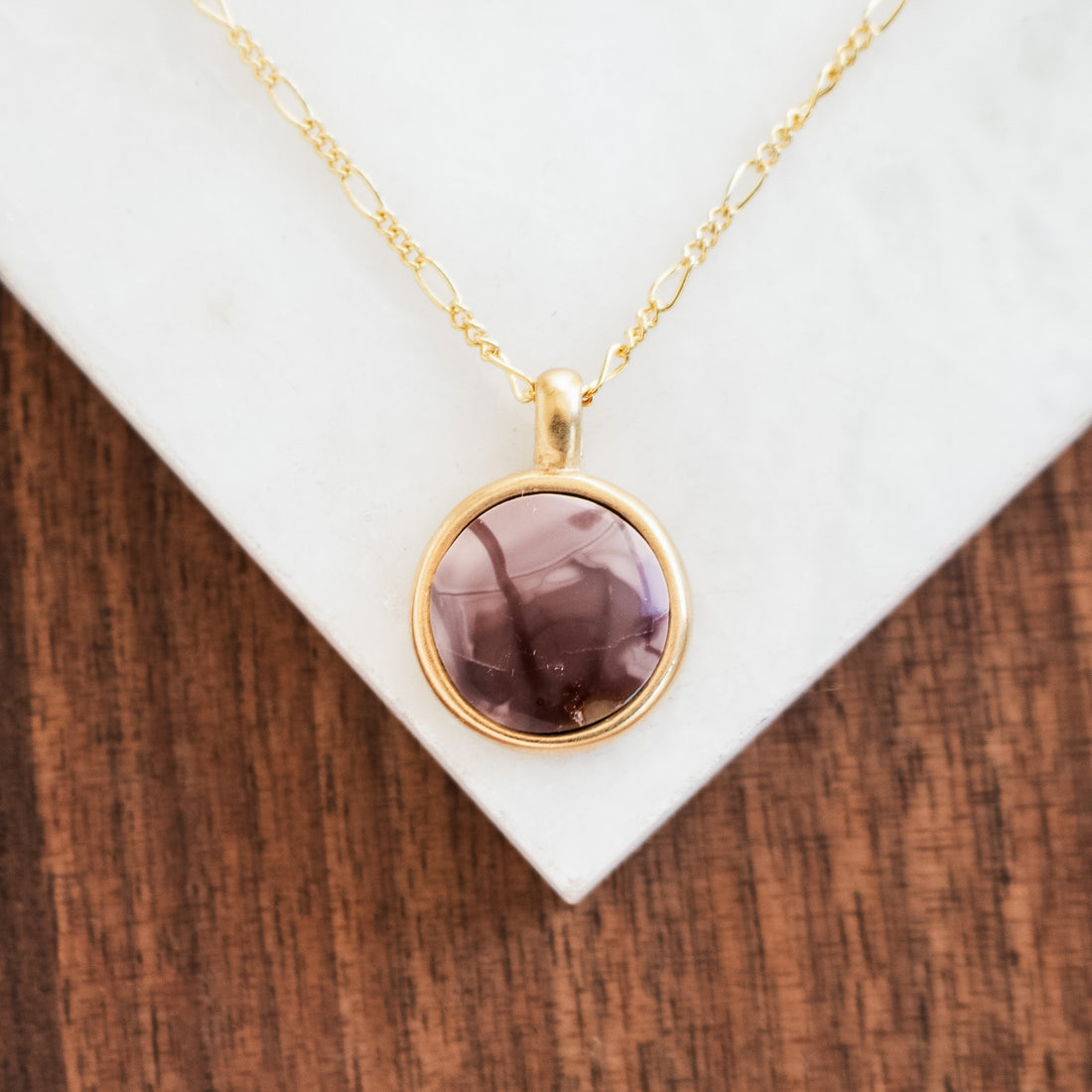 Willow Creek Porcelain Jasper Round Necklace