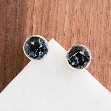 Brittany Silver Round Studs no.3