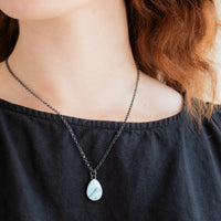 Golden Hills Turquoise Teardrop Necklace