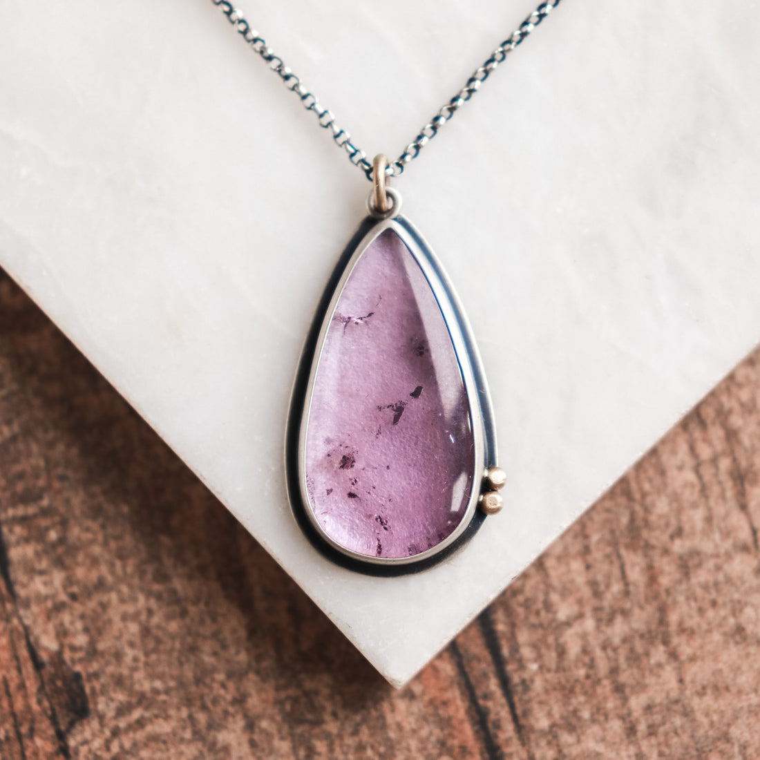 Tourmaline Pink Large Necklace