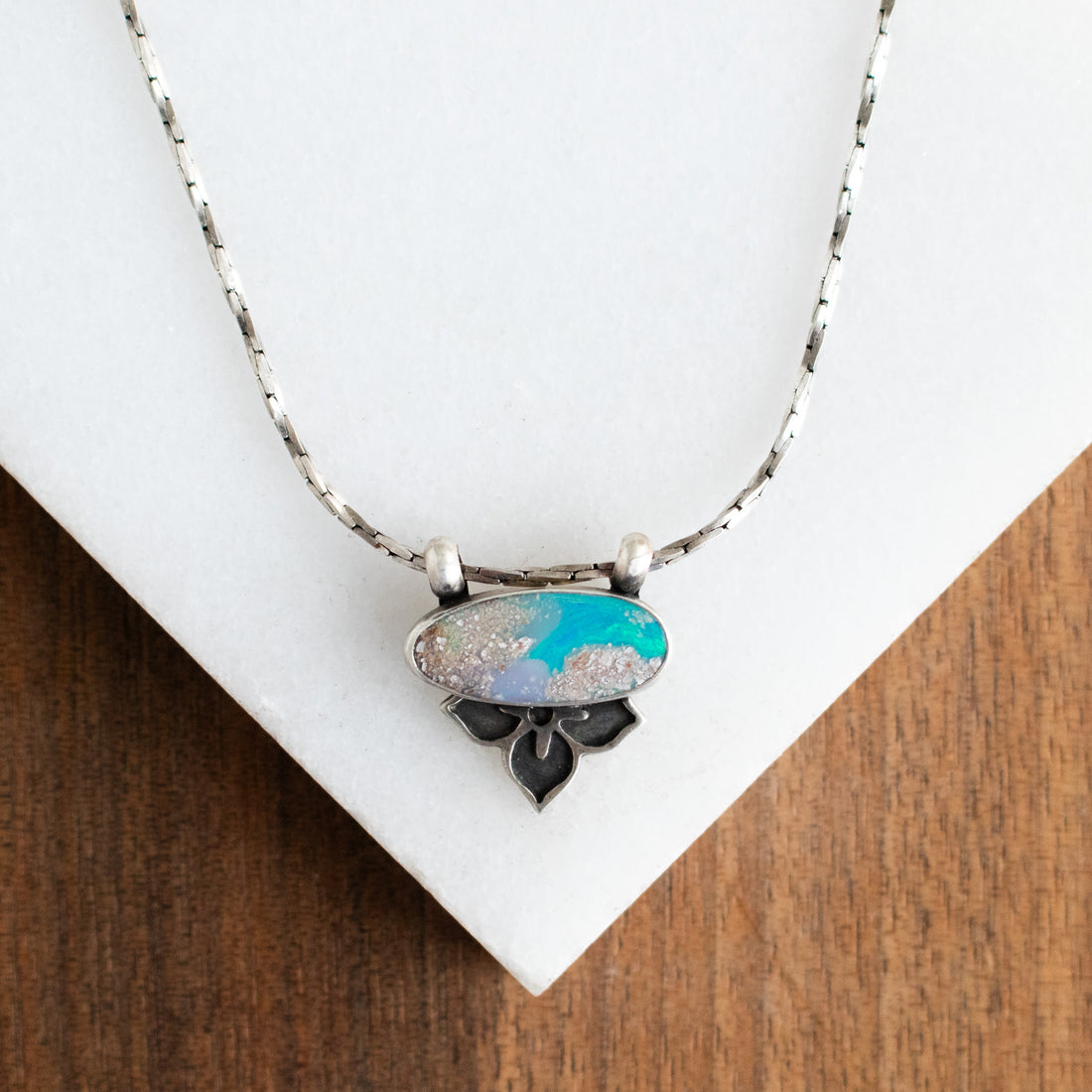 Australian Opal Meraki Necklace no. 6