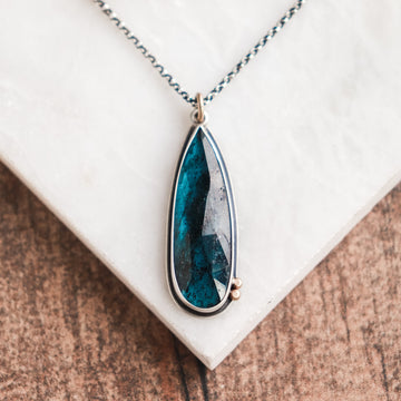 Kyanite Teal Necklace