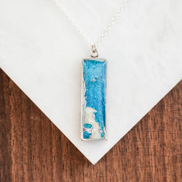Nechelle Silver Bar Necklace no.1