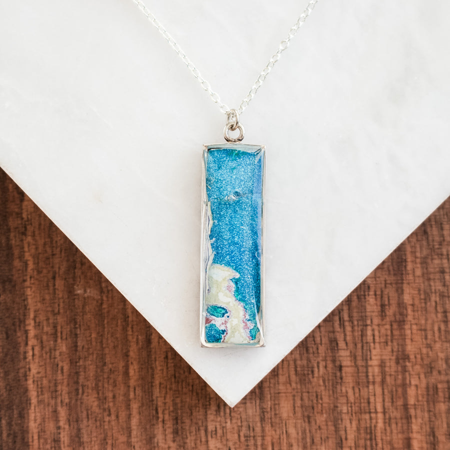 Nechelle Silver Bar Necklace no.1