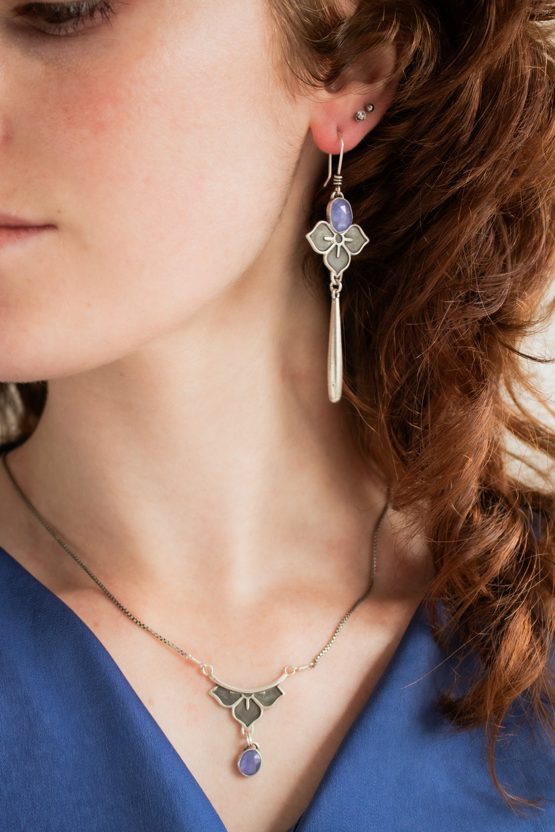 Iolite Meraki Earrings