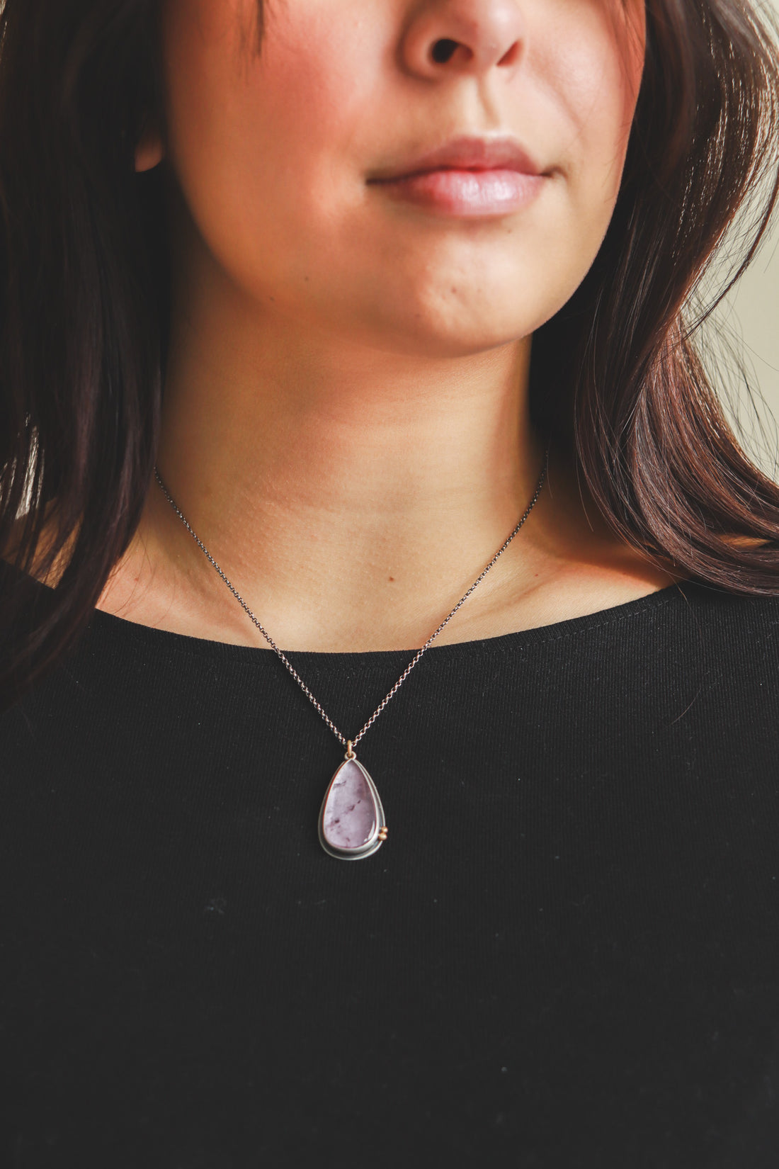 Tourmaline Pink Large Necklace