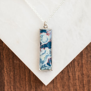 Nechelle Silver Bar Necklace no.2