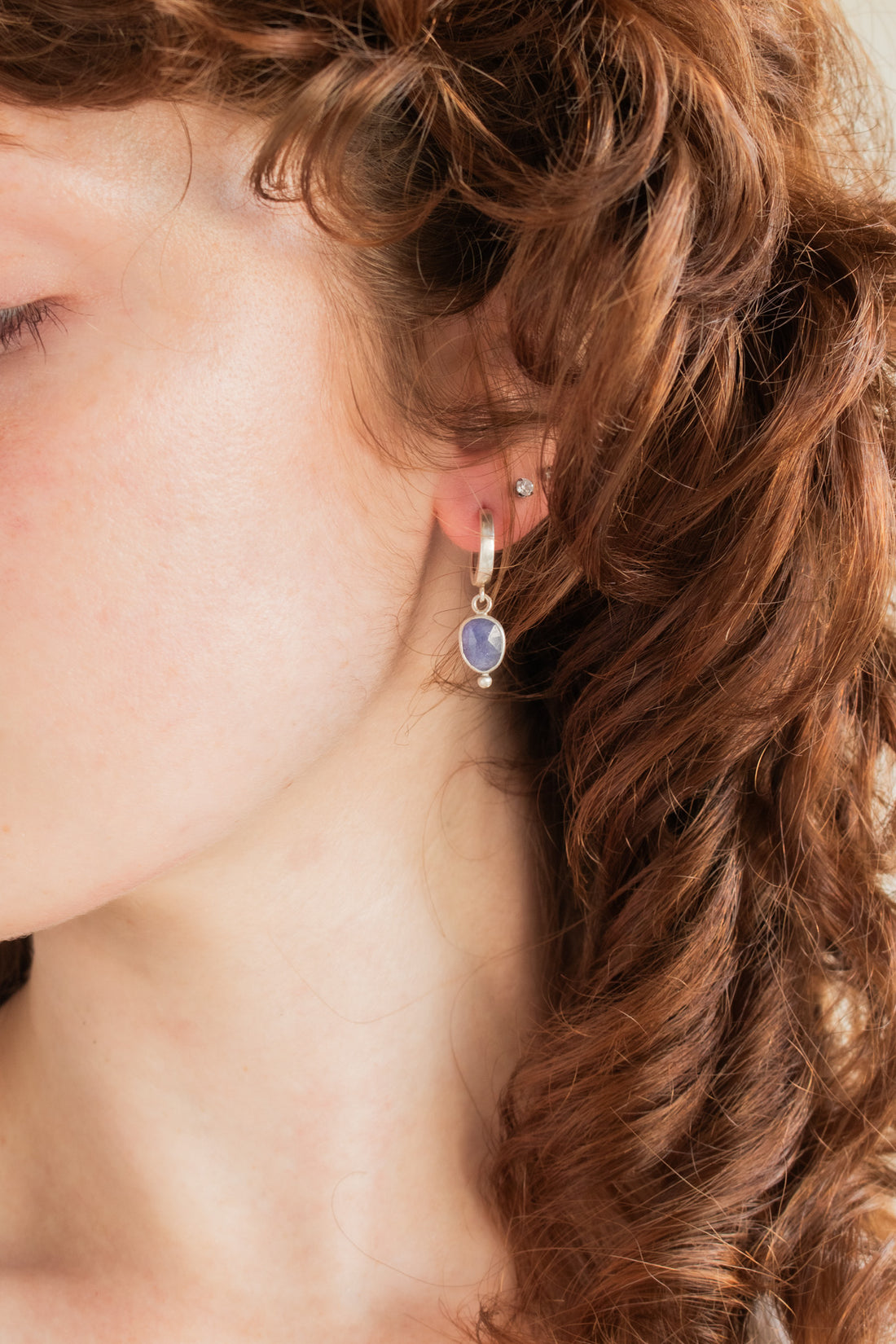 Iolite Small Everyday Hoop Earrings no. 2