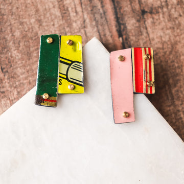 Mixed Stud Earrings no.4