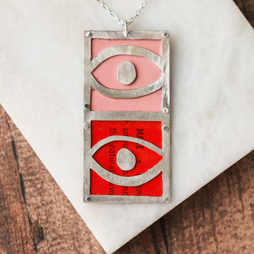 Eyes Silhouette Necklace