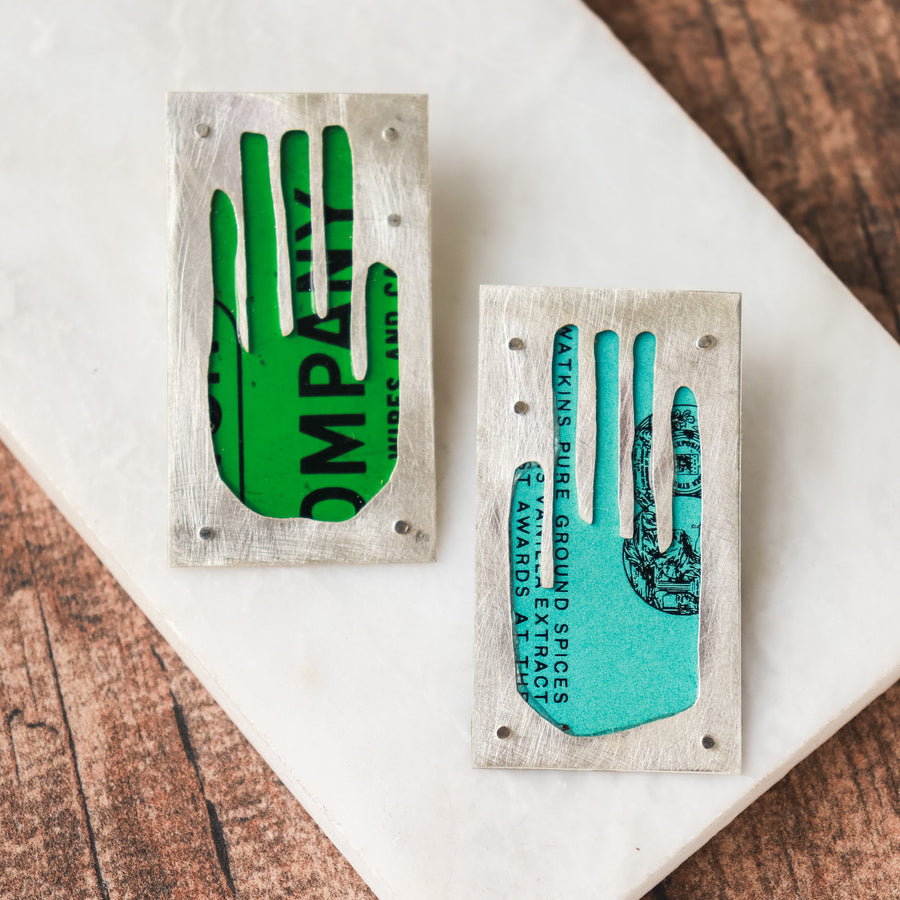 Hand Silhouette Earrings