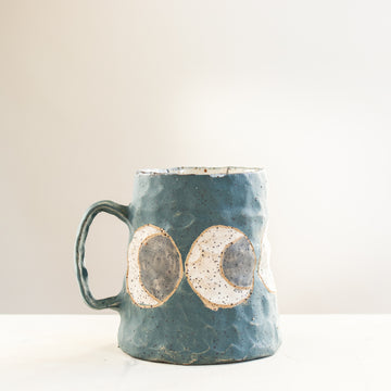 Moon Phases Mug | Dark Blue