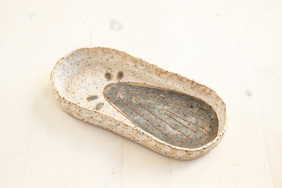 Shining Mountain Oval Tray