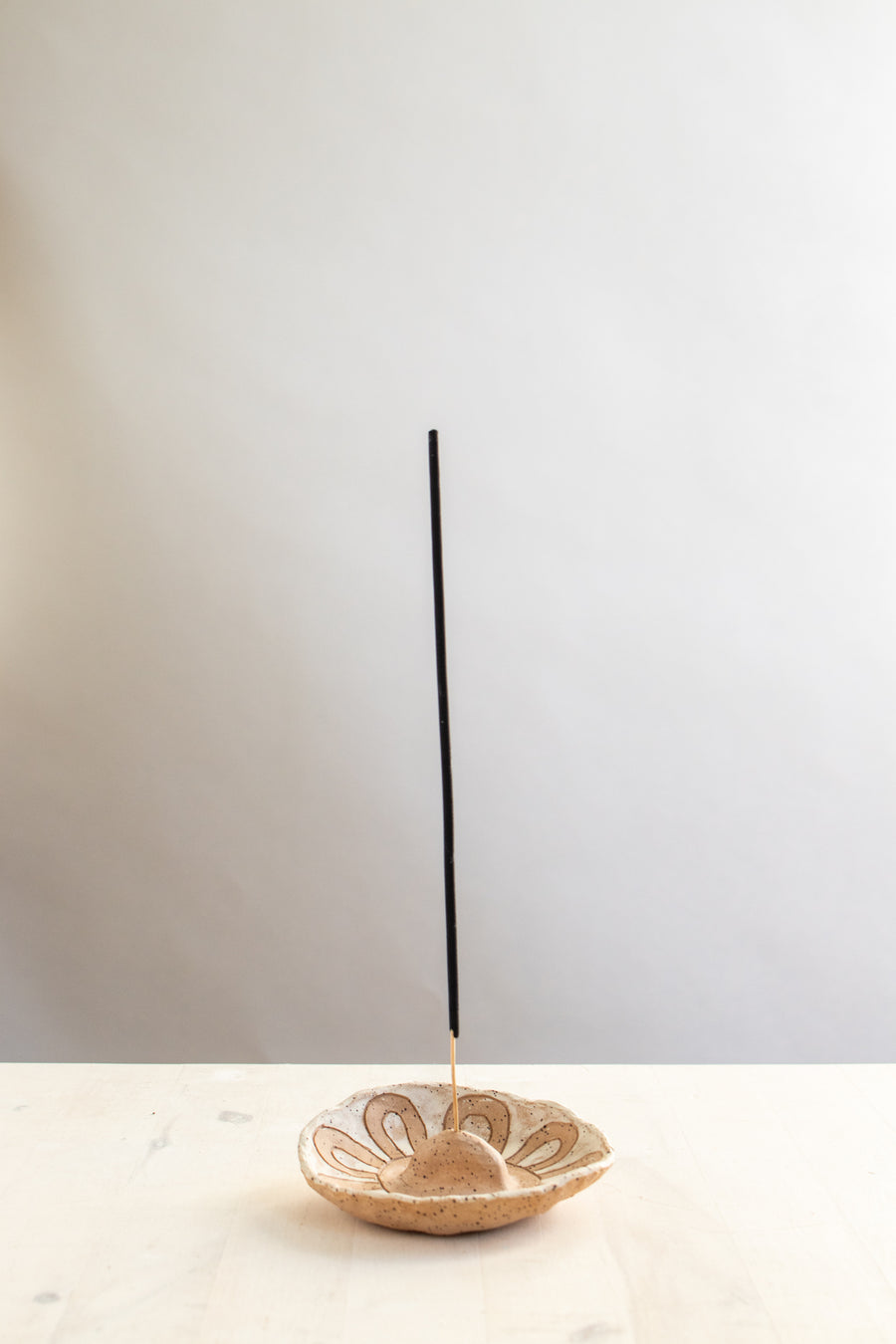 Arches Incense Tray | Slate/Peach