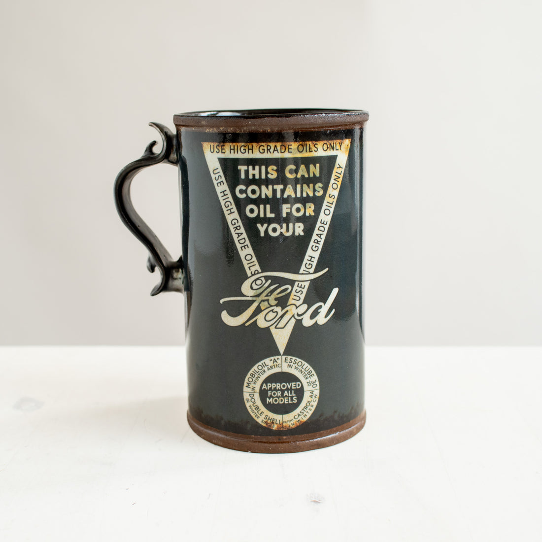 Ford Oil Can 12oz Mug | Black