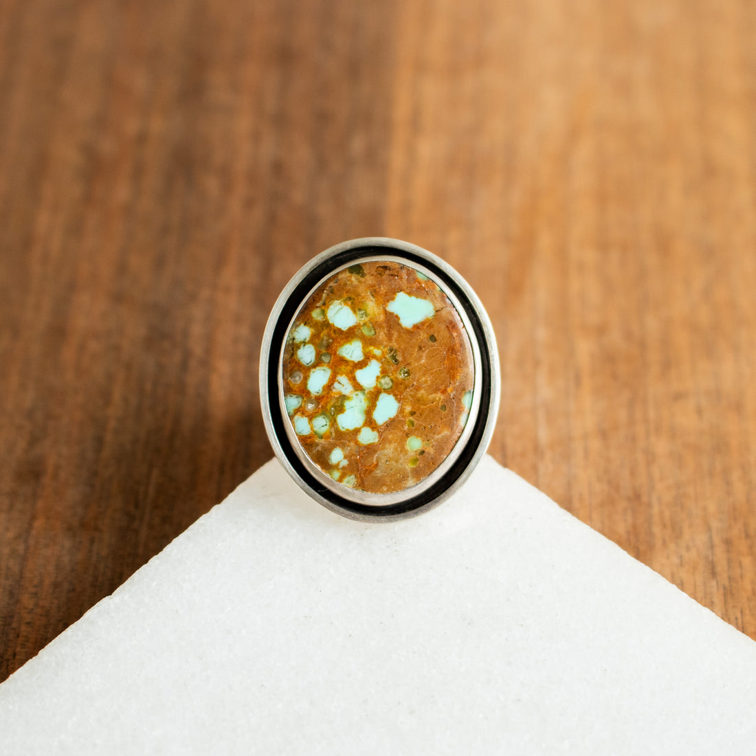 Size 8.5 | #8 Turquoise Large Oval Ring