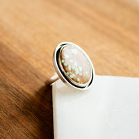 Size 8.5 | #8 Turquoise Large Oval Ring