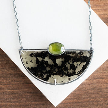 Mica & Vesuvianite Necklace