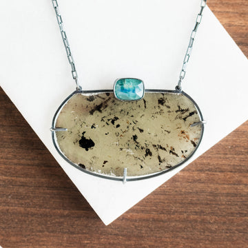 Mica & Kyanite Necklace no.1