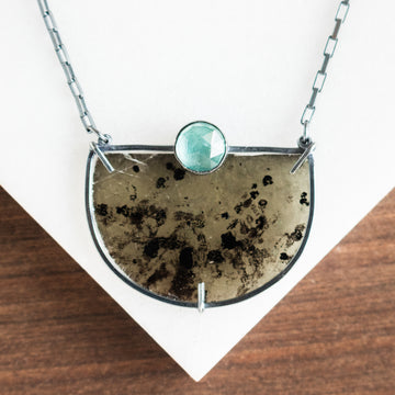 Mica & Kyanite Necklace no.2