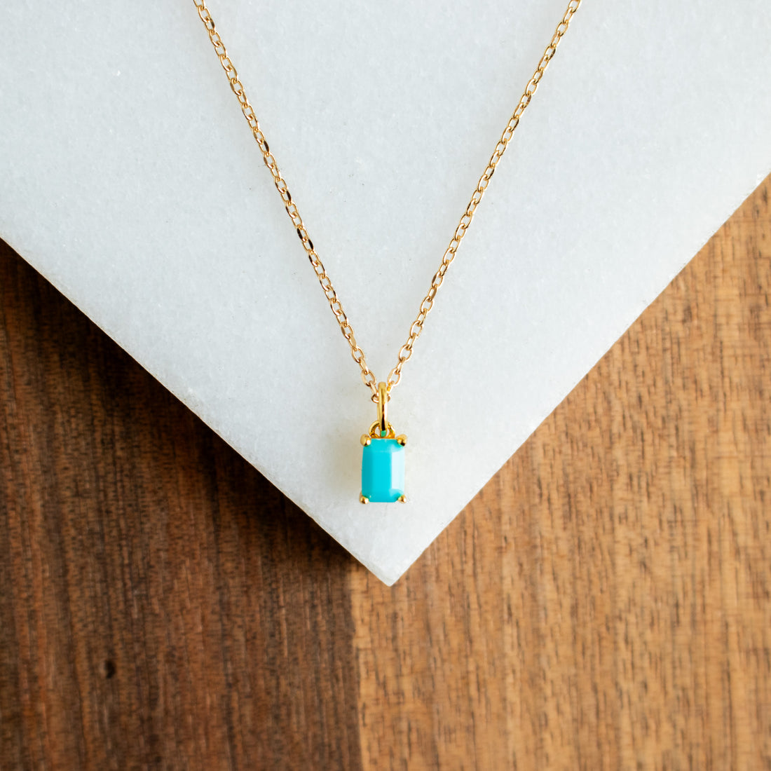 December Turquoise Necklace