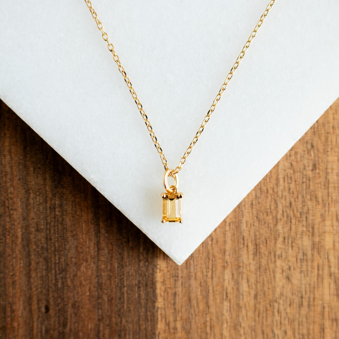 November Citrine Necklace