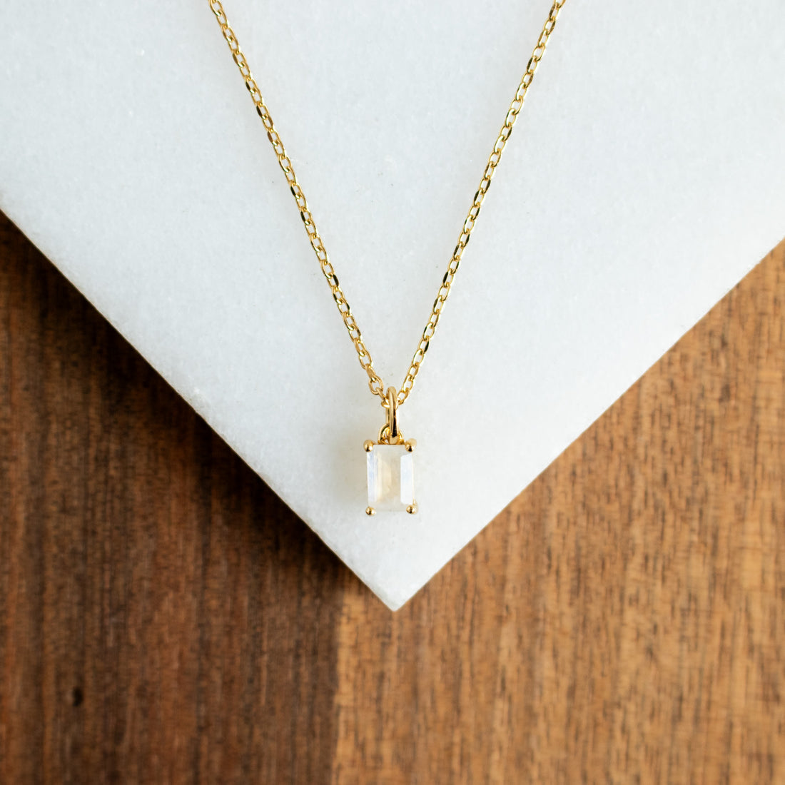 June Moonstone Necklace