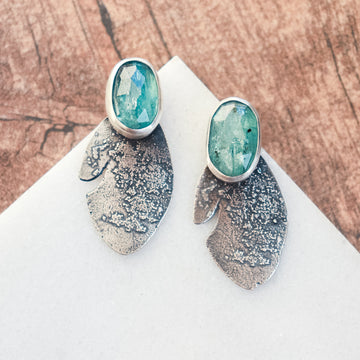 Kyanite Stardust Stud Earrings no.1