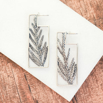 Cedar Rectangular Earrings