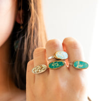 Size 8.25 | Sea Sediment Jasper Ring