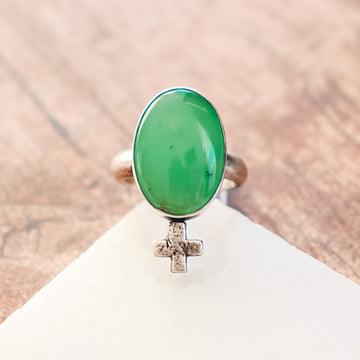 Size 8.25 | Chrysoprase Ring