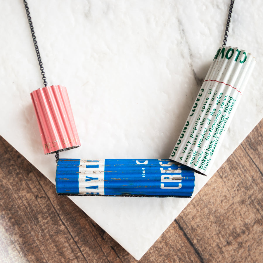 Large Tube Bead Necklace no.2
