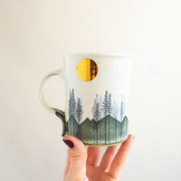 Mountain Tree Line Mug