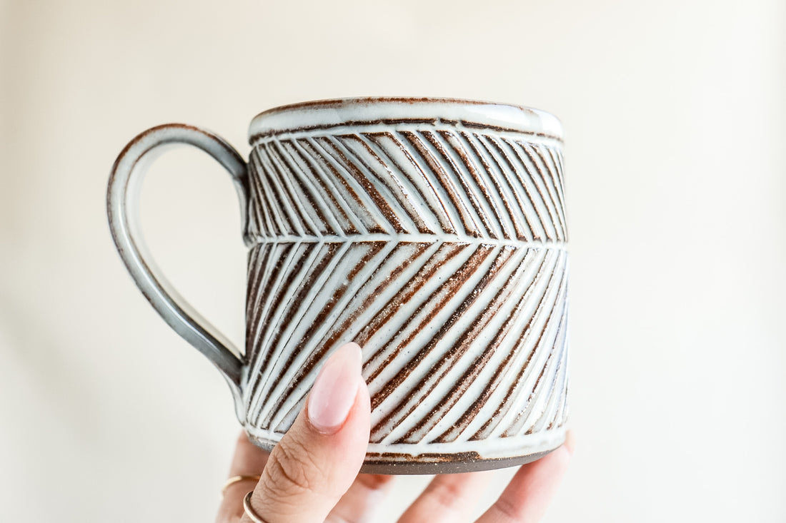 Quill Pattern Mug