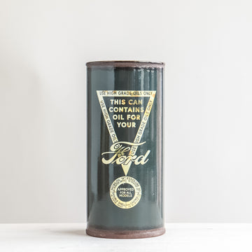 Ford Oil Can 16oz Tumbler | Black