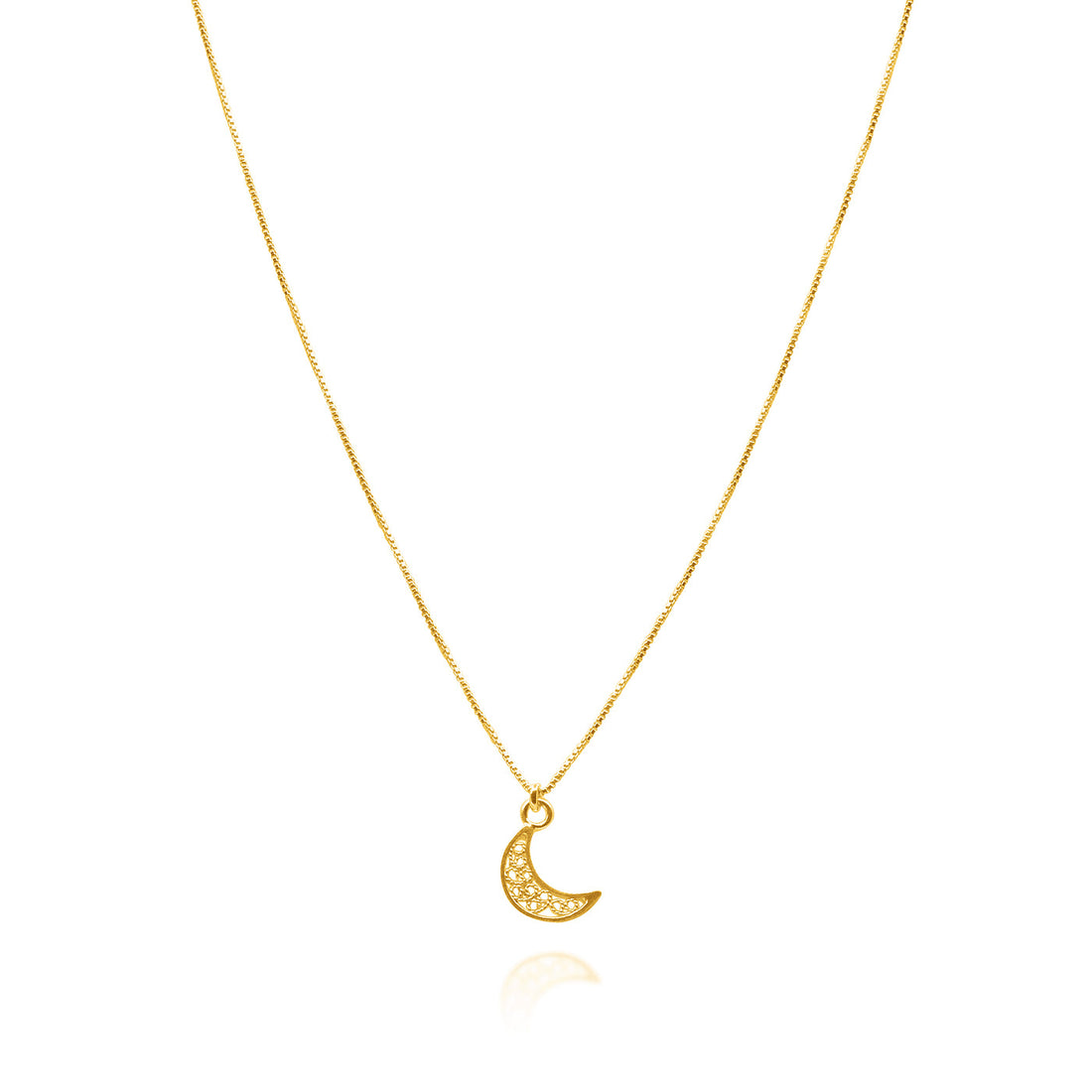 Luna Pendant Necklace | Gold