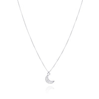 Luna Pendant Necklace | Silver