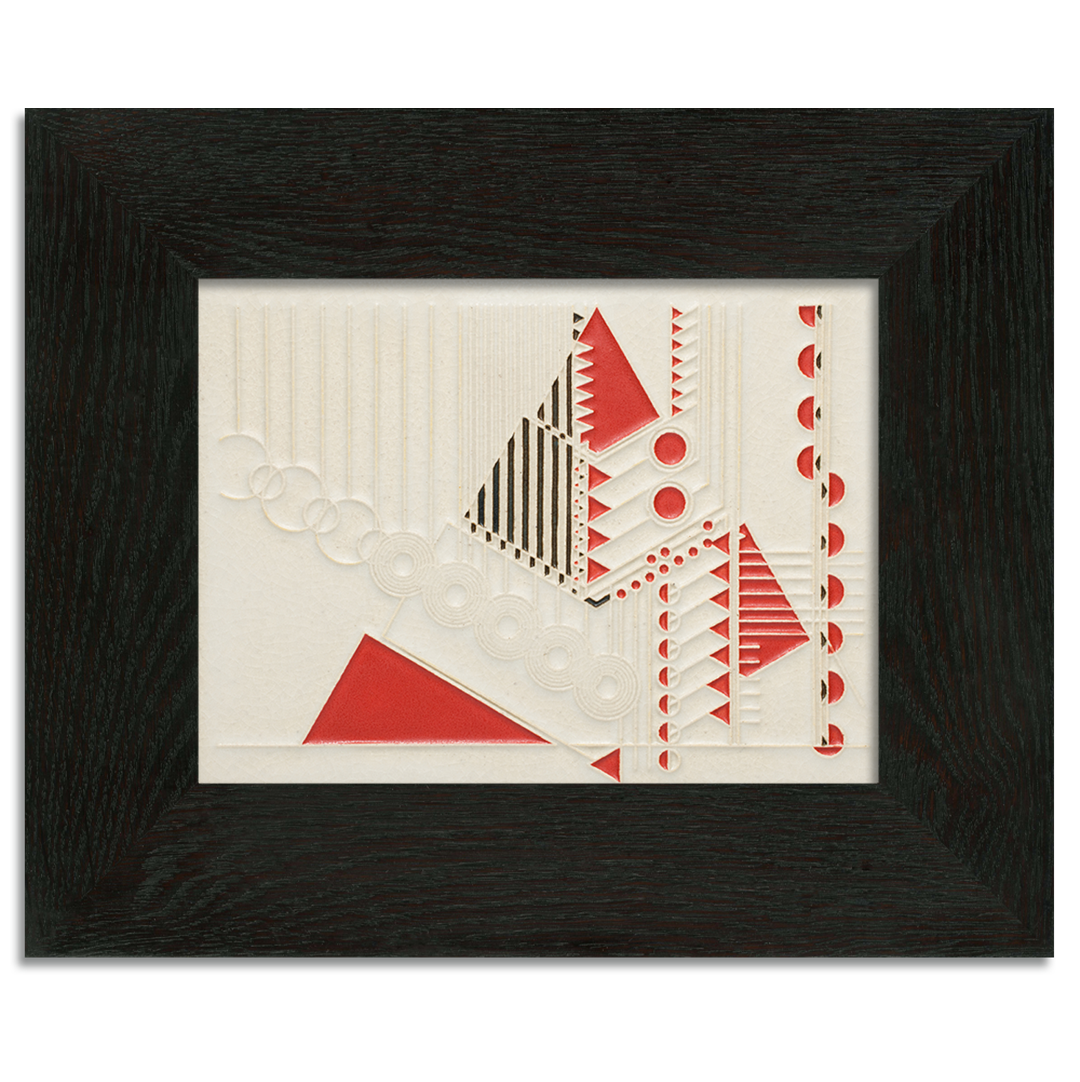 Motawi Taliesin Tree in Red - 6x8