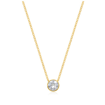 April White Topaz Necklace