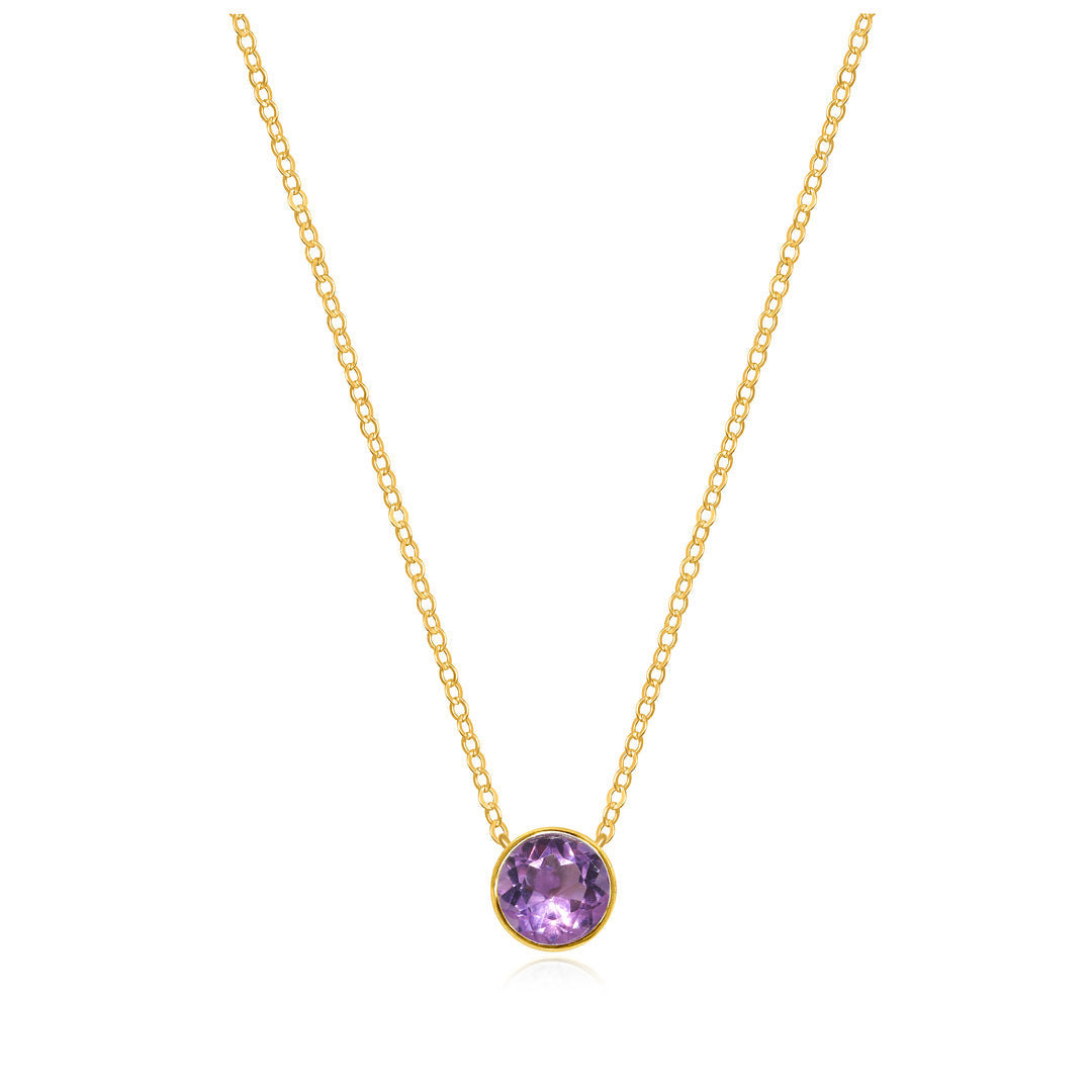 February Amethyst Necklace