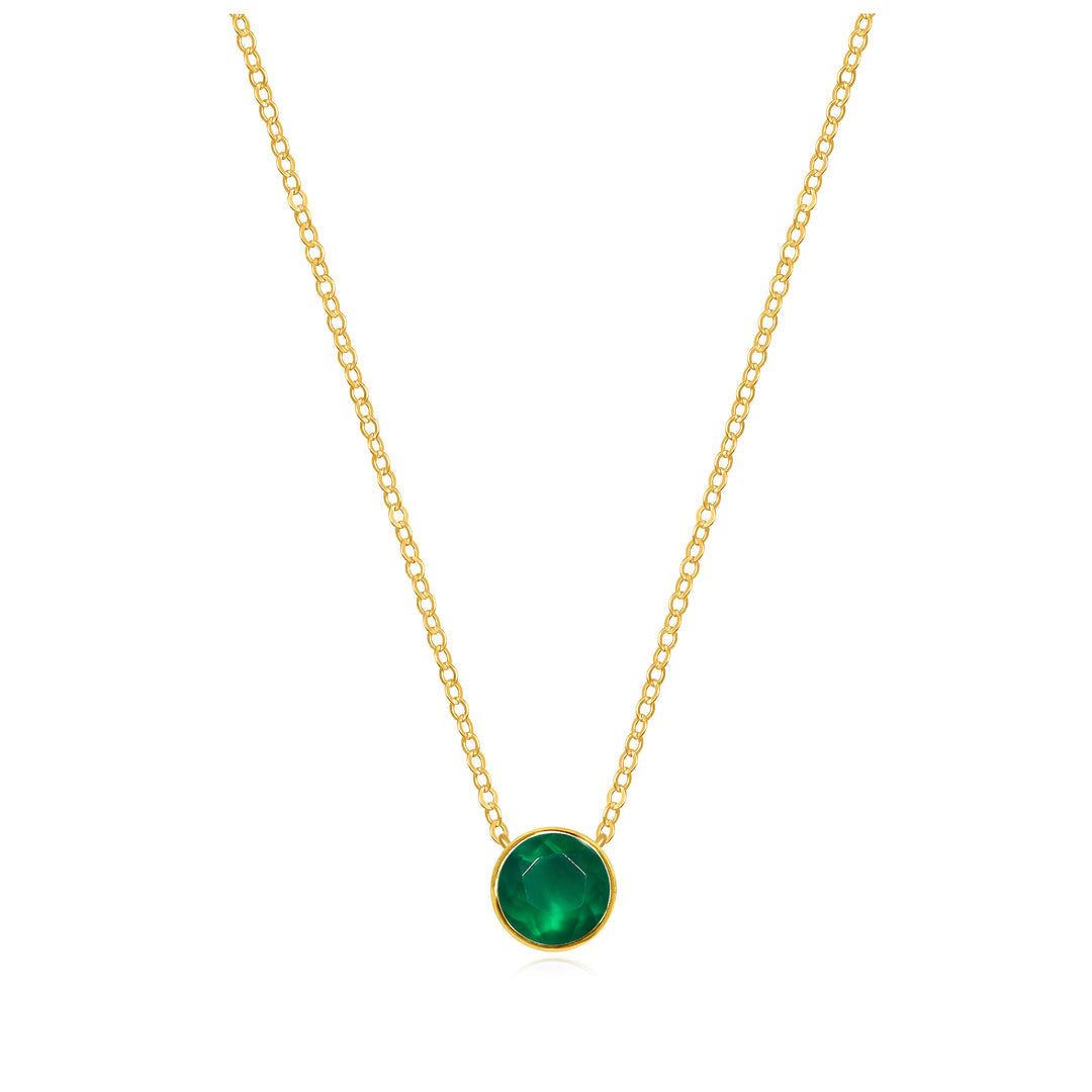 May Chrome Diopside Necklace
