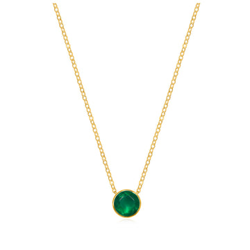 May Chrome Diopside Necklace
