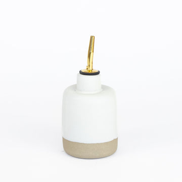 Eggshell Oil Bottle | Short